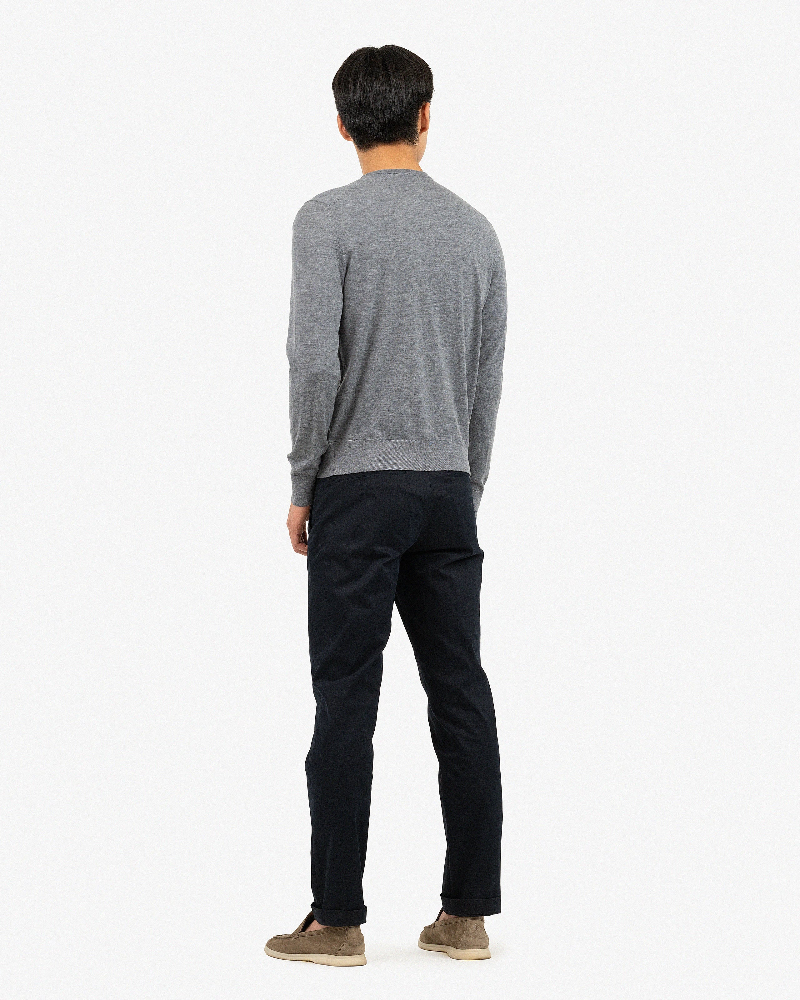 Men's Belmond Crew Neck Sweater - Grey