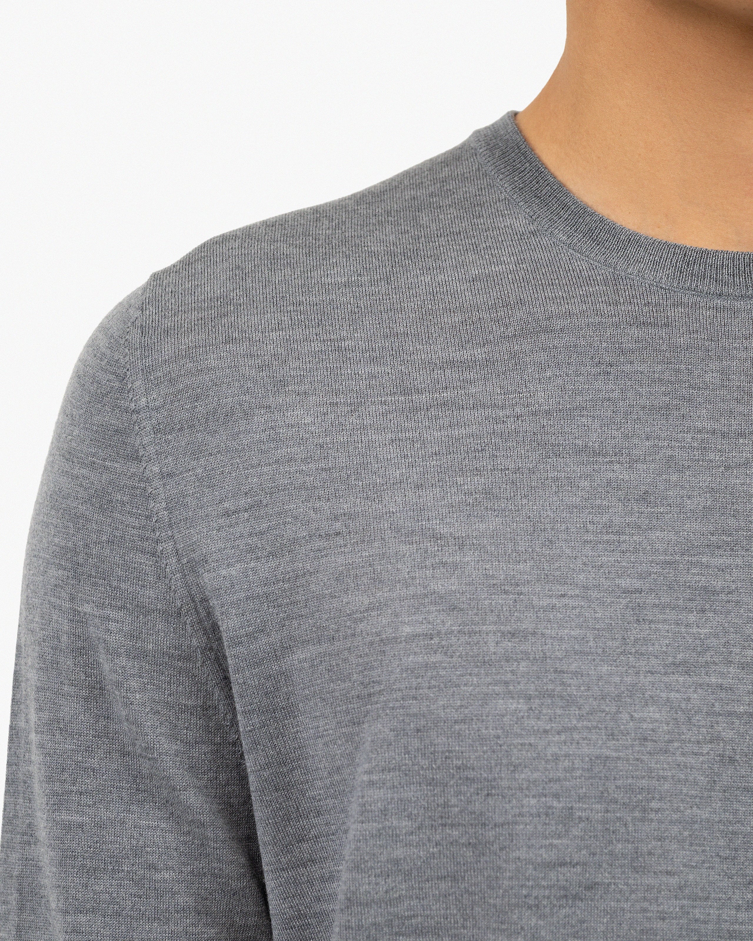Men's Belmond Crew Neck Sweater - Grey