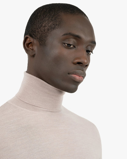 Men's Belmond Turtleneck Sweater - Beige