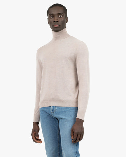 Men's Belmond Turtleneck Sweater - Beige