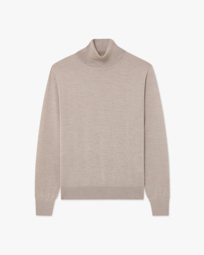 Men's Belmond Turtleneck Sweater - Beige