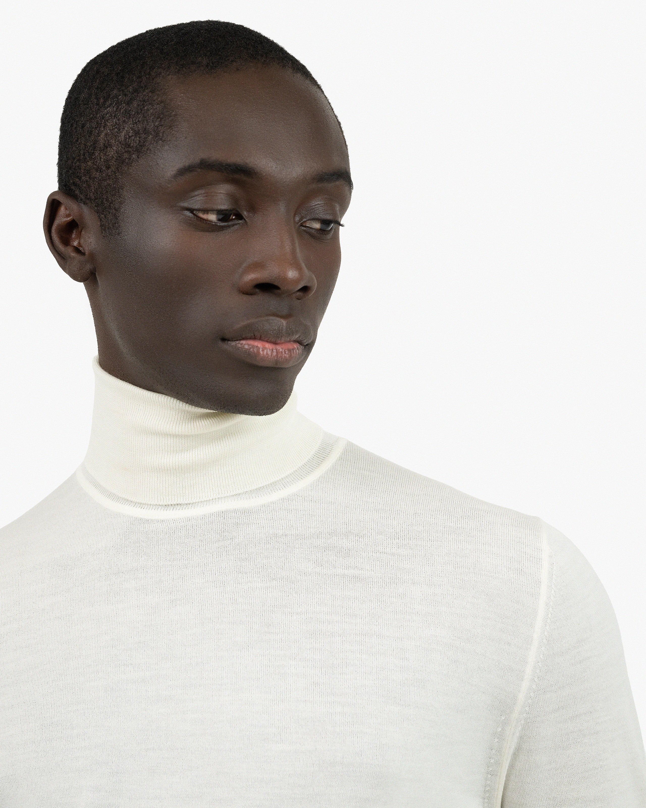 Men's Belmond Turtleneck Sweater - White